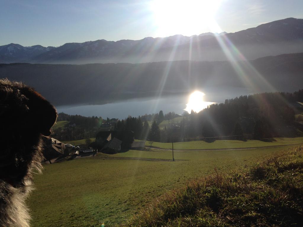 Ruhige Wohnung Mit Schoenem Eigengarten In Seeboden Am Millstaettersee ภายนอก รูปภาพ